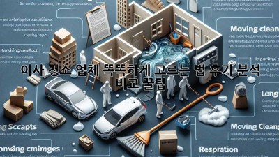 🏠✨ 이사 청소 업체, 똑똑하게 고르는 법! (후기 분석 & 비교 꿀팁)